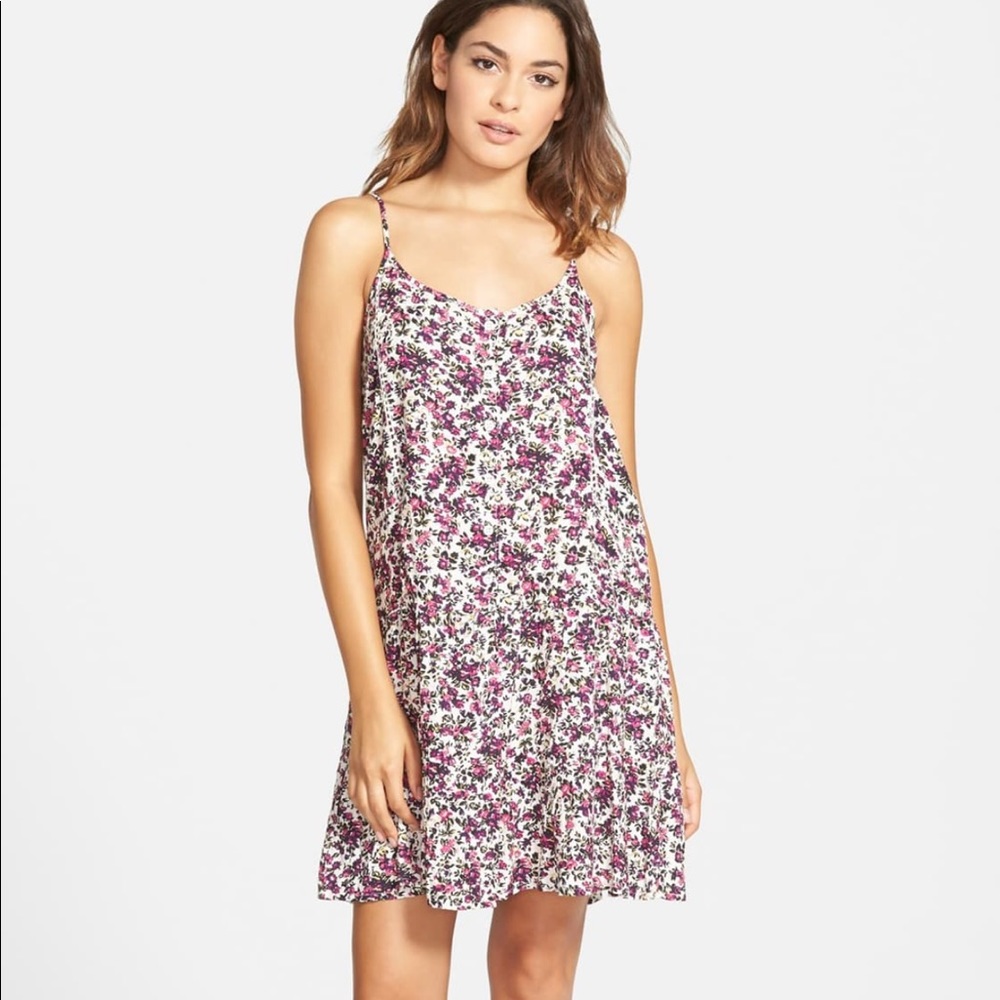 VOLCOM Petalhead (Floral) Mini Slip Dress